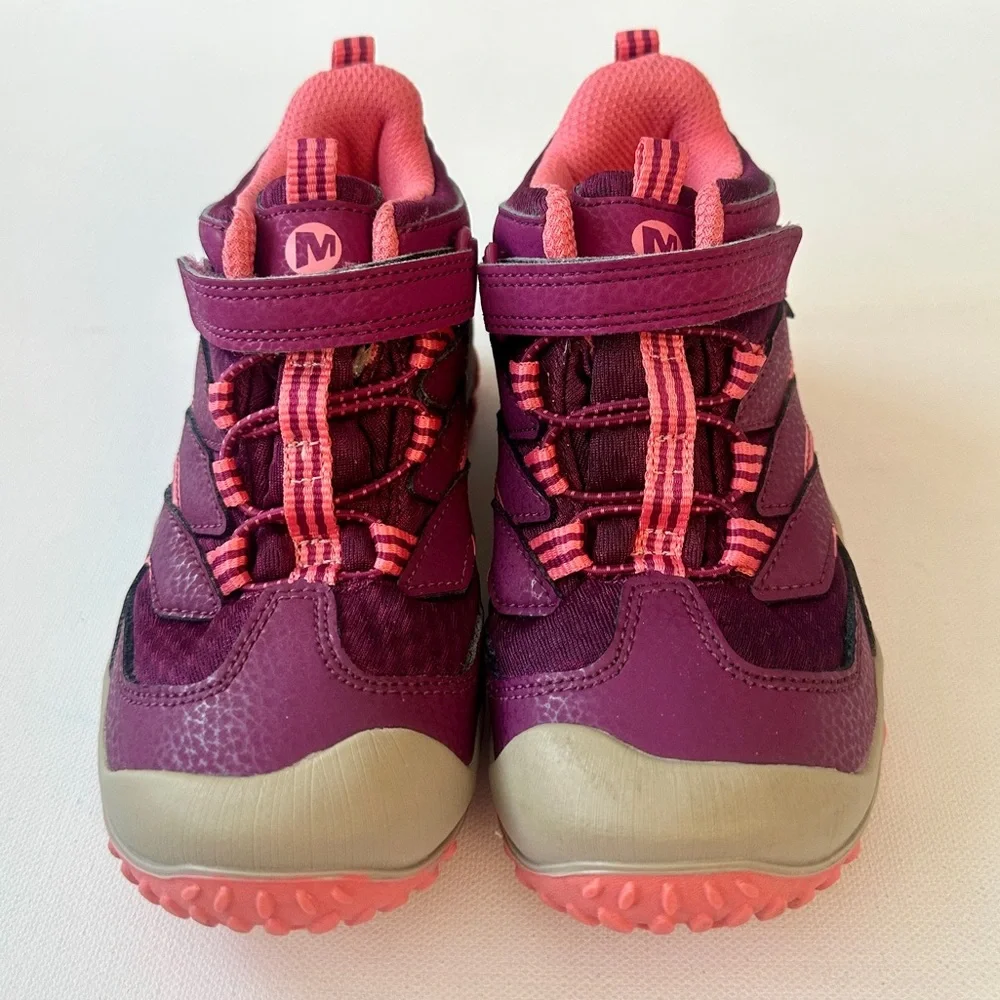 Merrell Kids Purple and Pink Waterproof Hiking Sneakers